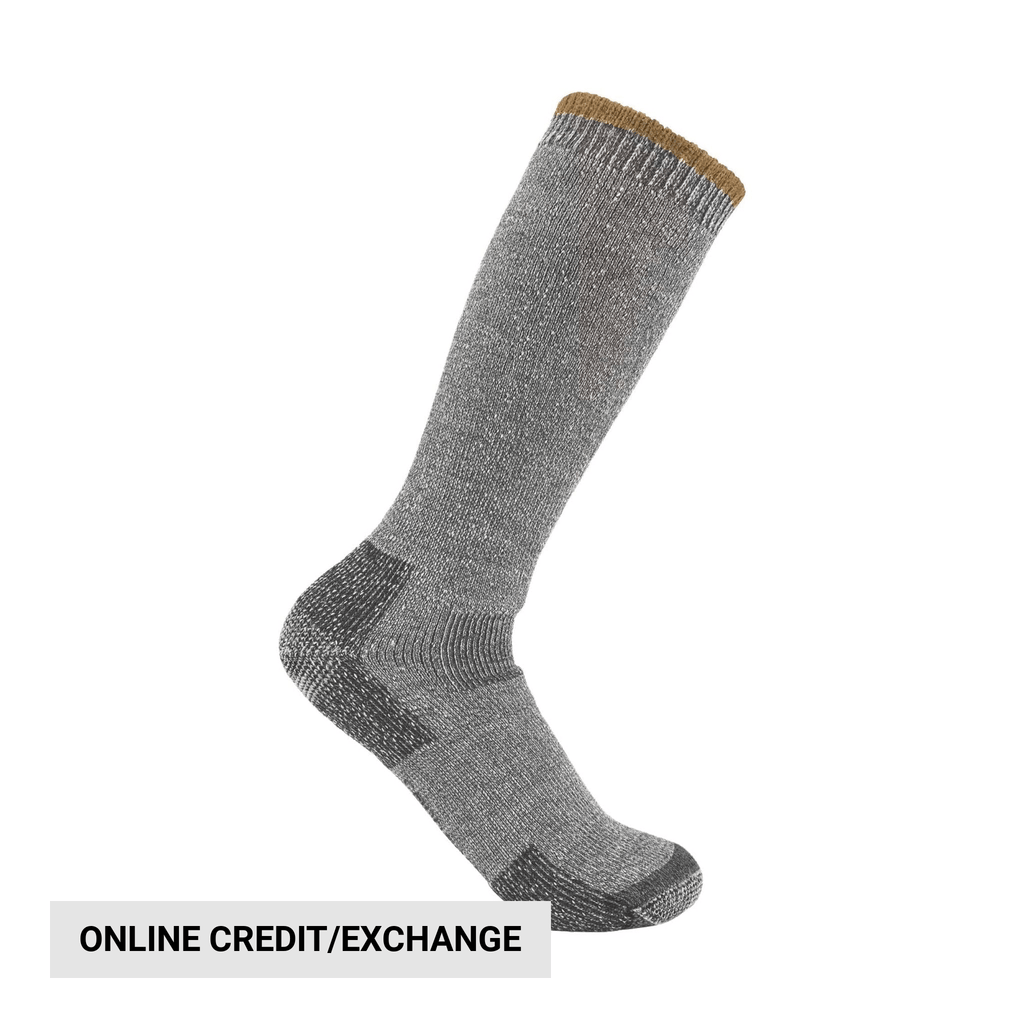 Carhartt Heavyweight Wool Blend Boot Sock - Heather Gray - Lenny's Shoe & Apparel