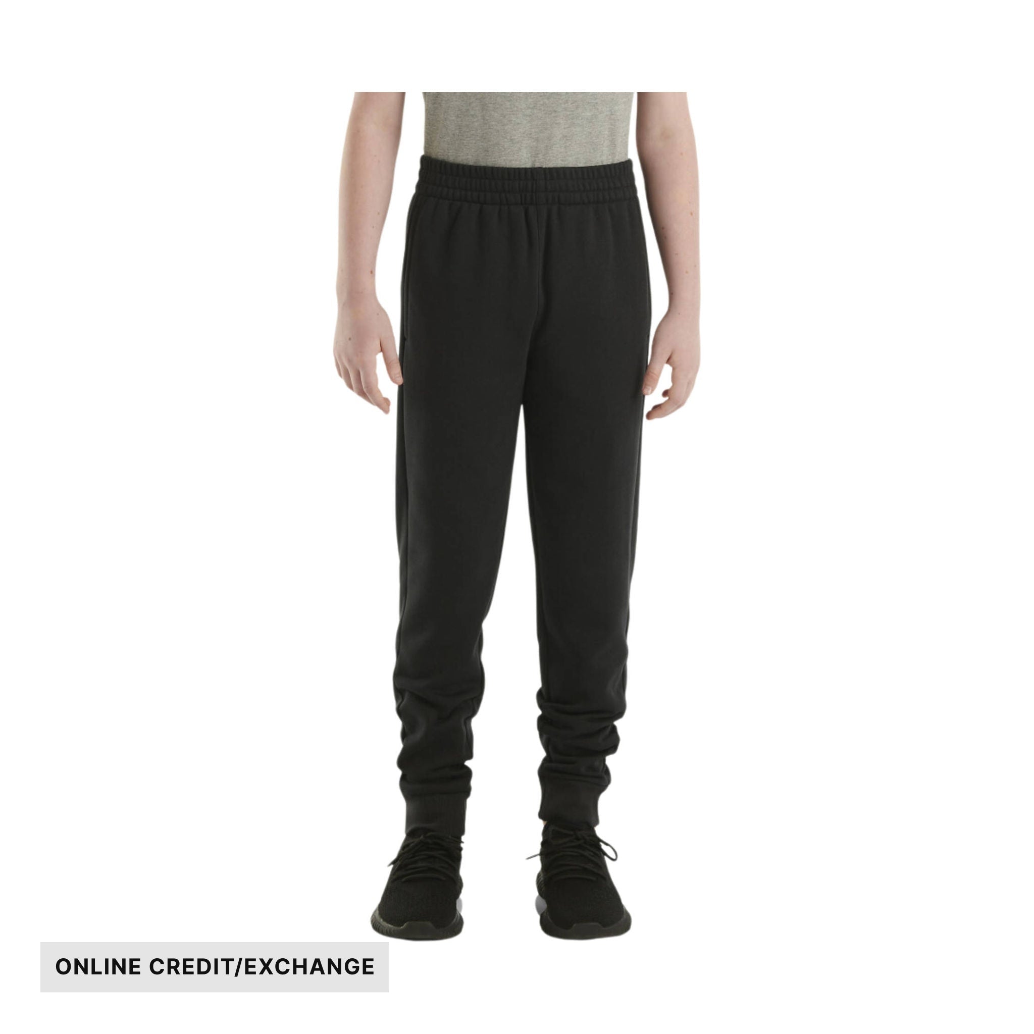 Carhartt Kids' Fleece Logo Sweatpants - Caviar Black S-XL