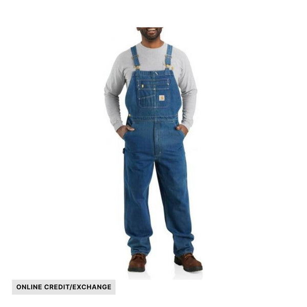 Carhartt Men's Loose-Fit Denim Bib Overalls - Darkstone – Lenny's
