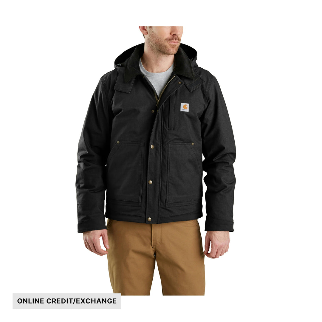 Carhartt Men's Relaxed Fit Full Swing Steel Jacket - Black - ONLINE CREDIT/EXCHANGE - Lenny's Shoe & Apparel