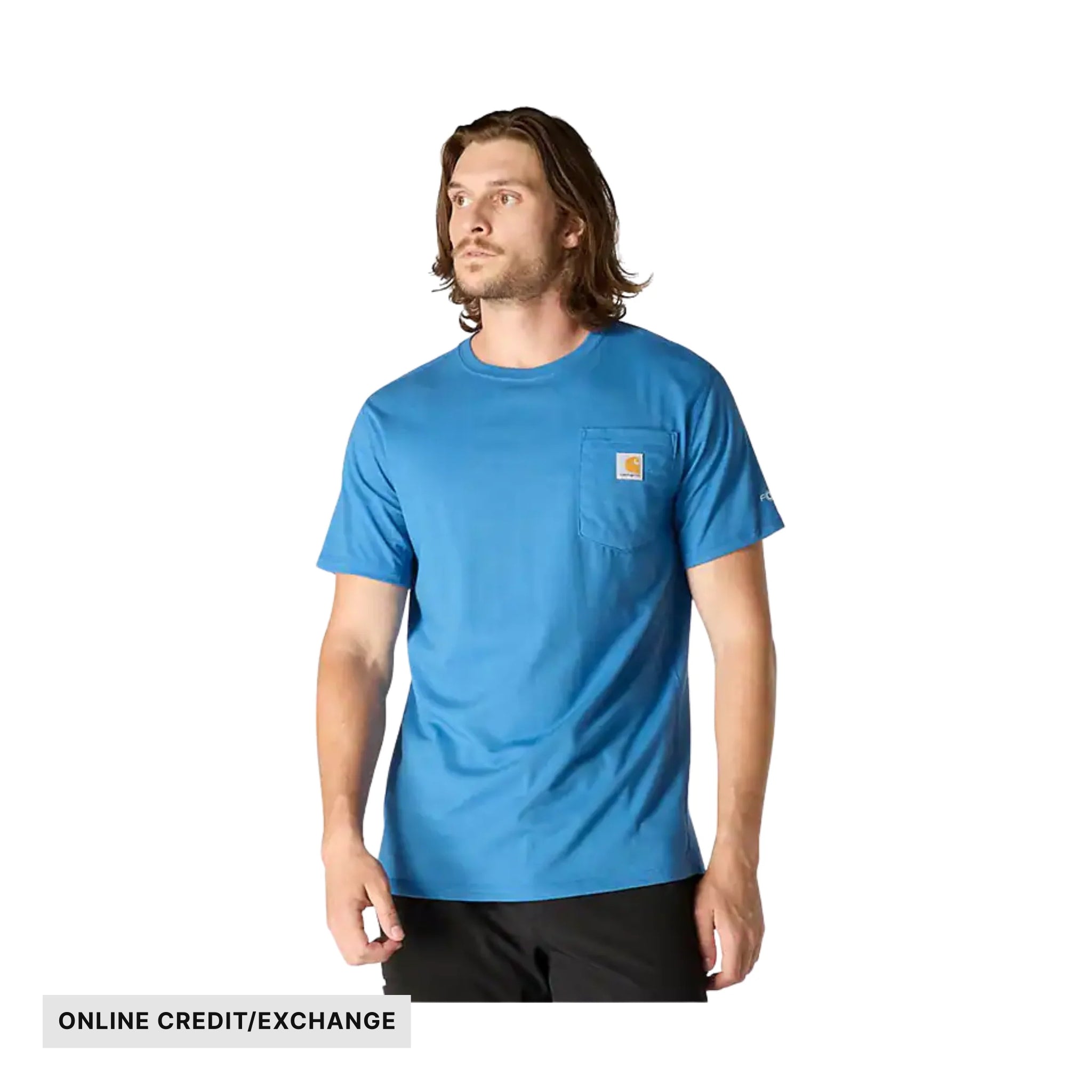 Carhartt Men's Relaxed Fit Short Sleeve Pocket Tee - Dark Horizon