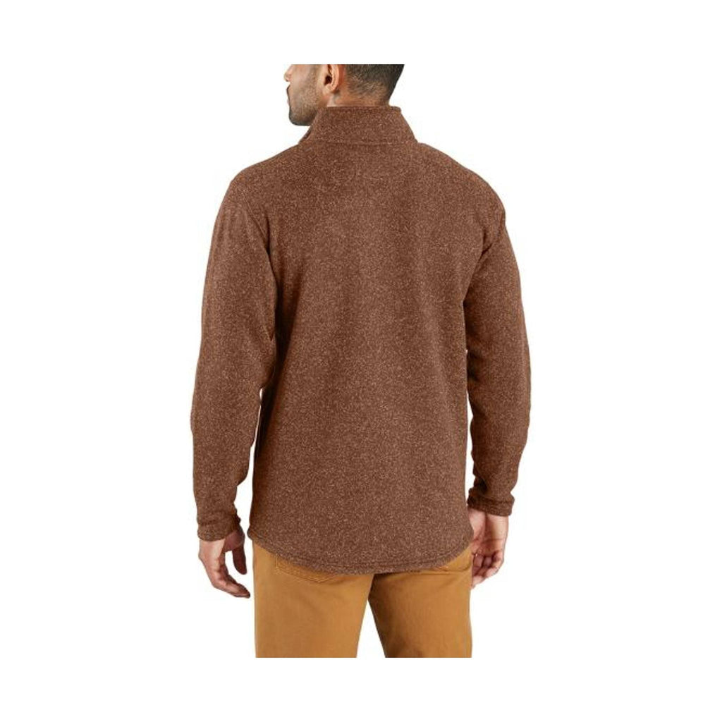 Carhartt Men's 1/4 - Zip Pocket Sweater Fleece - Oat Milk - Lenny's Shoe & Apparel