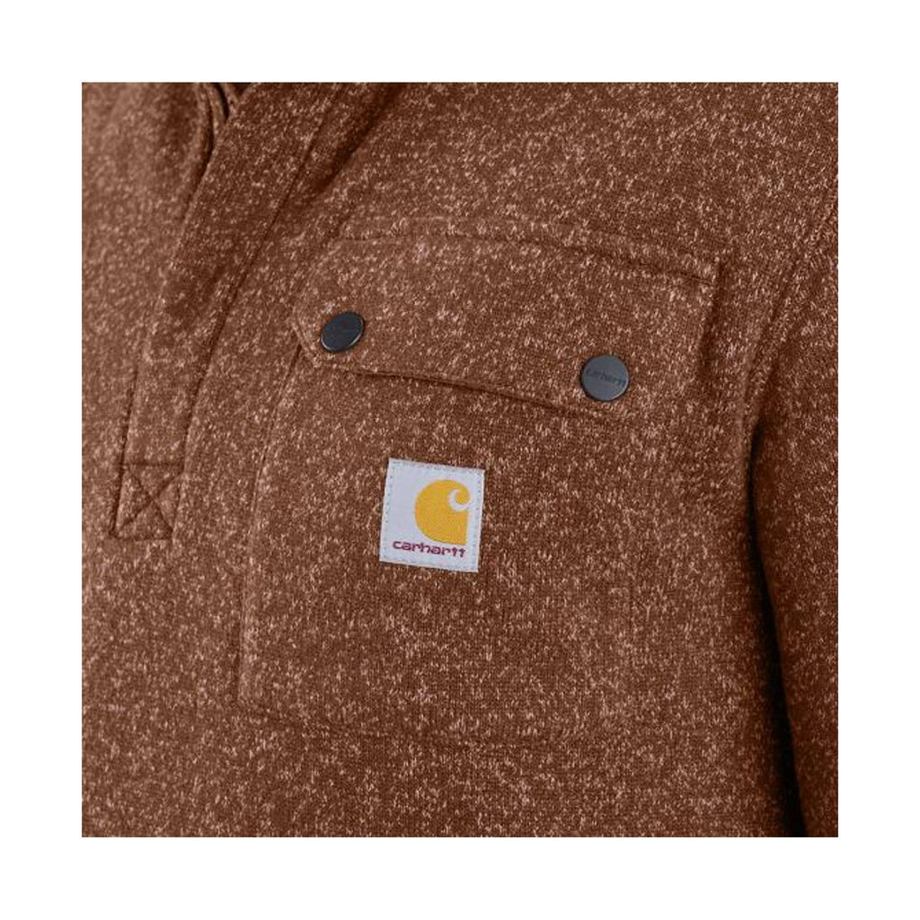 Carhartt Men's 1/4 - Zip Pocket Sweater Fleece - Oat Milk - Lenny's Shoe & Apparel