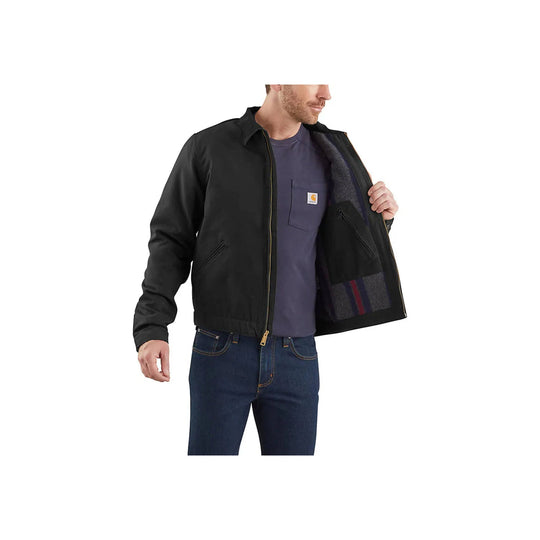 Carhartt Men's Blanket Lined Relaxed Fit Detroit Jacket - Carhartt Brown - Lenny's Shoe & Apparel