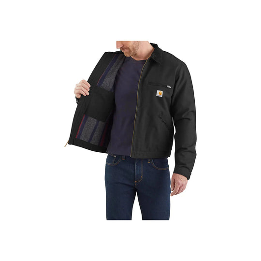 Carhartt Men's Blanket Lined Relaxed Fit Detroit Jacket - Carhartt Brown - Lenny's Shoe & Apparel