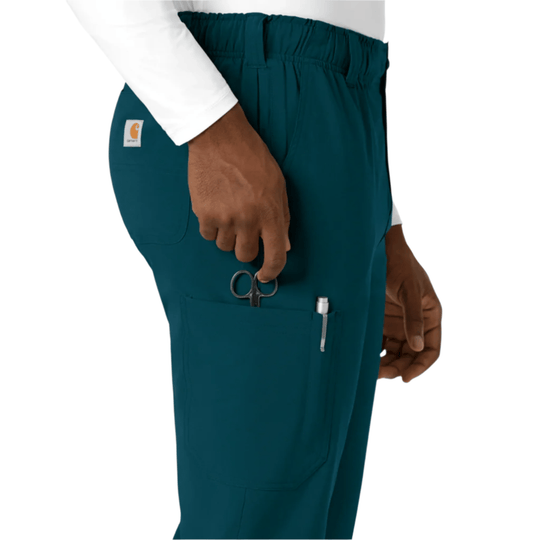 Carhartt Men's Cross Flex Straight Leg Scrub Pant - Caribbean - Lenny's Shoe & Apparel