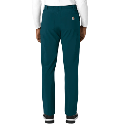 Carhartt Men's Cross Flex Straight Leg Scrub Pant - Caribbean - Lenny's Shoe & Apparel