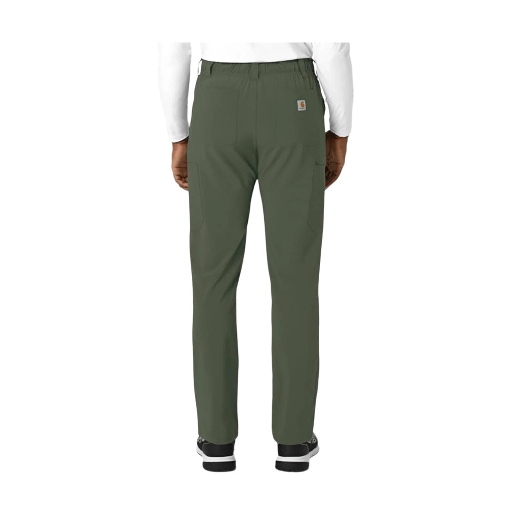 Carhartt Men's Cross Flex Straight Leg Scrub Pant - Olive - Lenny's Shoe & Apparel