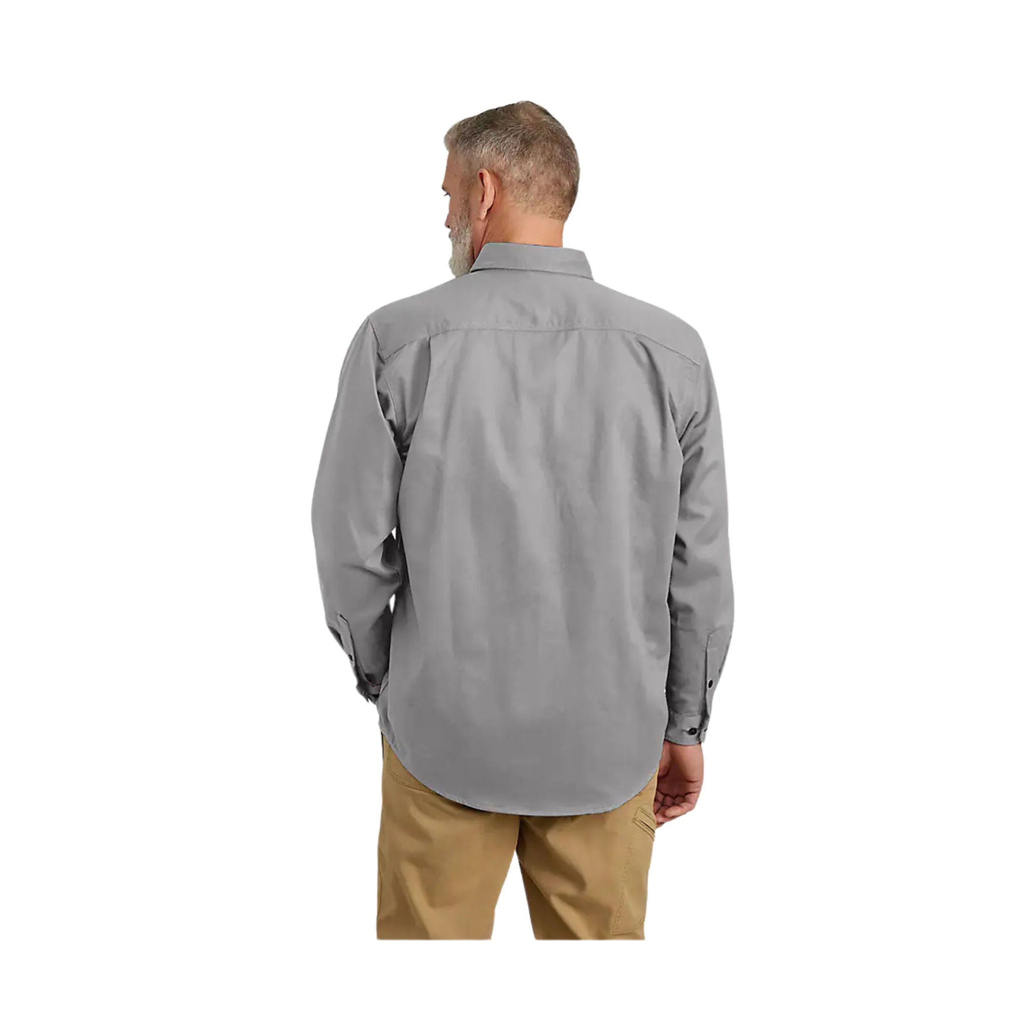 Men's Carhartt Flame-Resistant Classic Twill Long Sleeve Button Up Shirt XLarge Medium Grey Men's Carhartt Flame-Resistant Classic Twill Long Sleeve Button Up Shirt XLarge Medium Grey