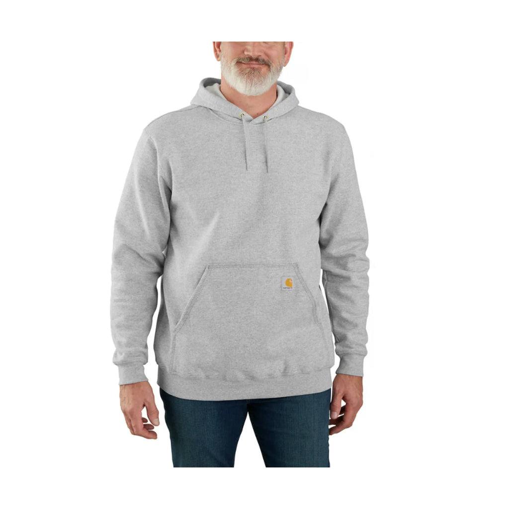 Carhartt Men's Hooded Pullover Midweight Sweatshirt - Heather Grey - Lenny's Shoe & Apparel