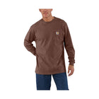 Carhartt Men's Long Sleeve Workwear Pocket T-Shirt - Mocha Heather - ONLINE STORE CREDIT/EXCHANGE ONLY - Lenny's Shoe & Apparel