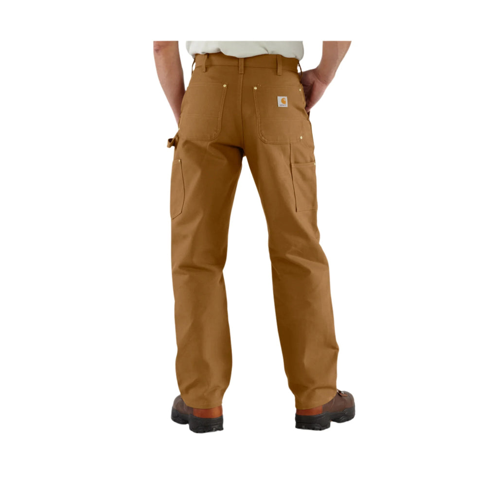 Carhartt Men's Loose Fit Firm Duck Double Front Utility Work Pant - Carhartt Brown - Lenny's Shoe & Apparel