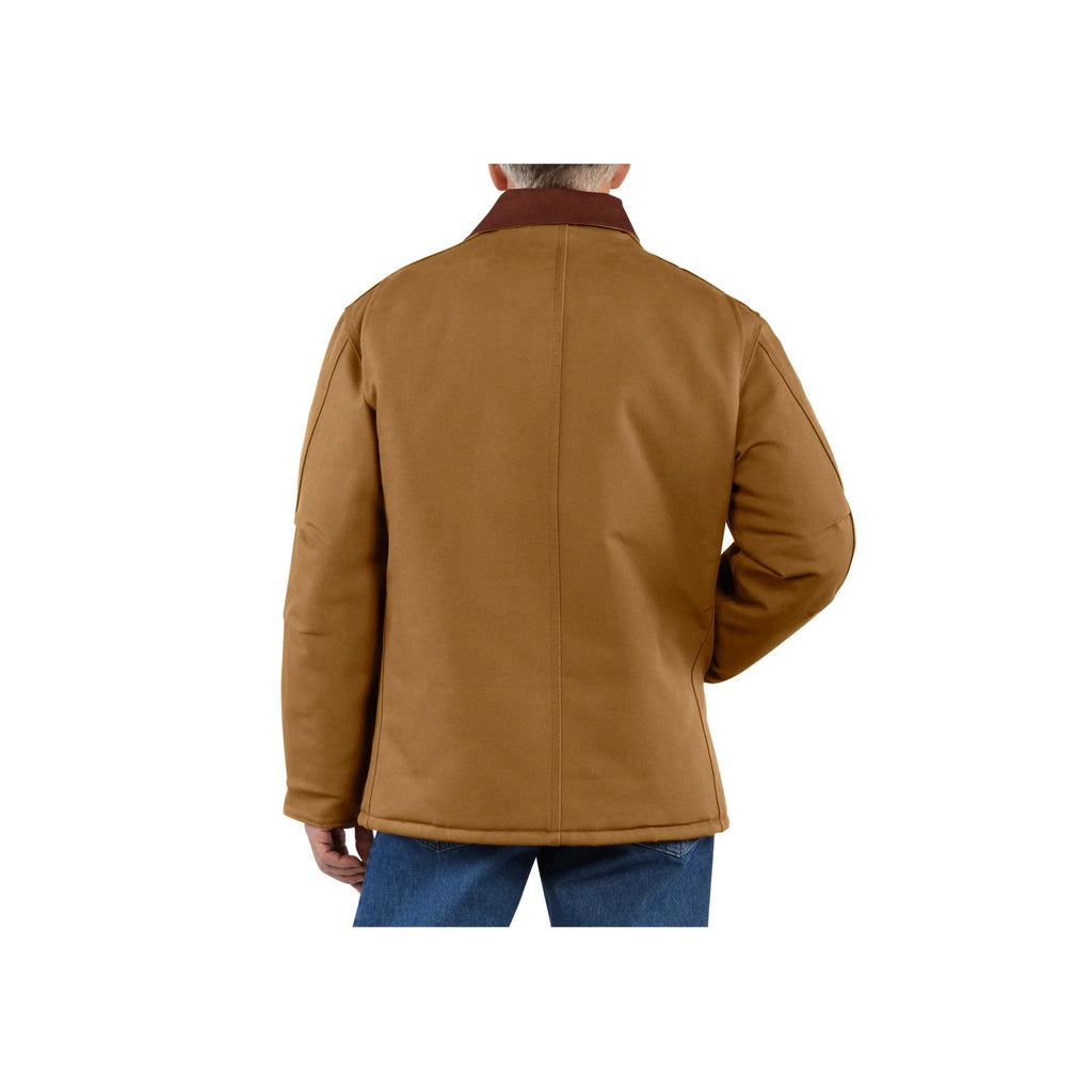 Carhartt Men's Loose Fit Firm Duck Insulated Traditional Coat - Carhartt Brown - Lenny's Shoe & Apparel
