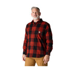 Carhartt Men's Loose Fit Heavyweight Flannel Long Sleeve Plaid Shirt - Spice Red - Lenny's Shoe & Apparel