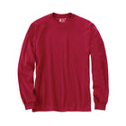 Carhartt Men's Loose Fit Heavyweight Long Sleeve Logo Sleeve Graphic T Shirt - Industry Red - Lenny's Shoe & Apparel