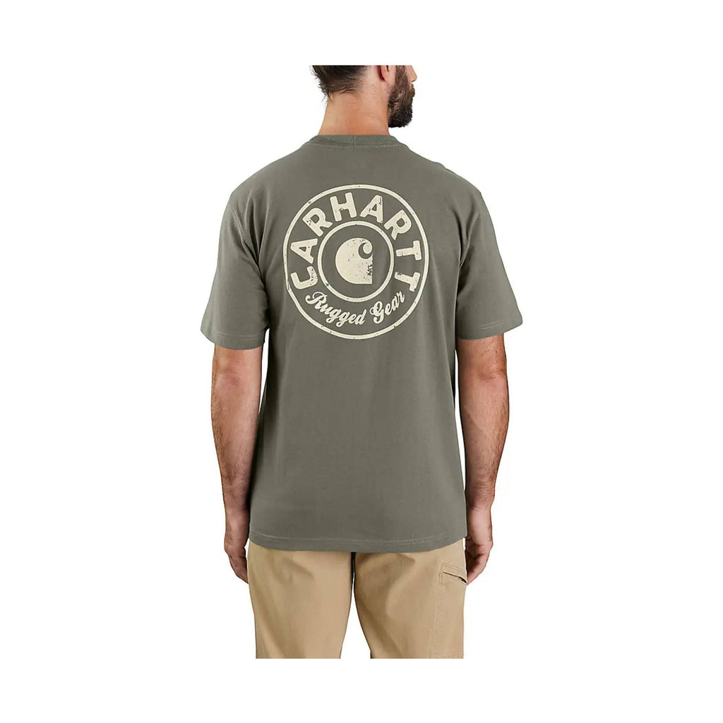 Carhartt Men's Loose Fit Heavyweight Short Sleeve Graphic T Shirt - Dusty Olive - Lenny's Shoe & Apparel