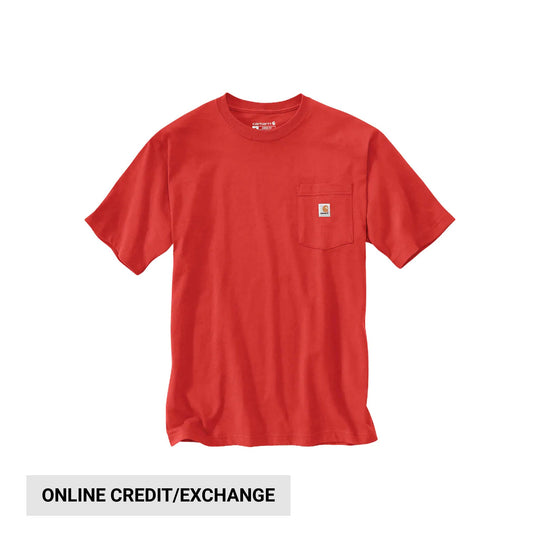 Carhartt Men's Loose Fit Heavyweight Short Sleeve Pocket T Shirt - Roasted Tomato - Lenny's Shoe & Apparel