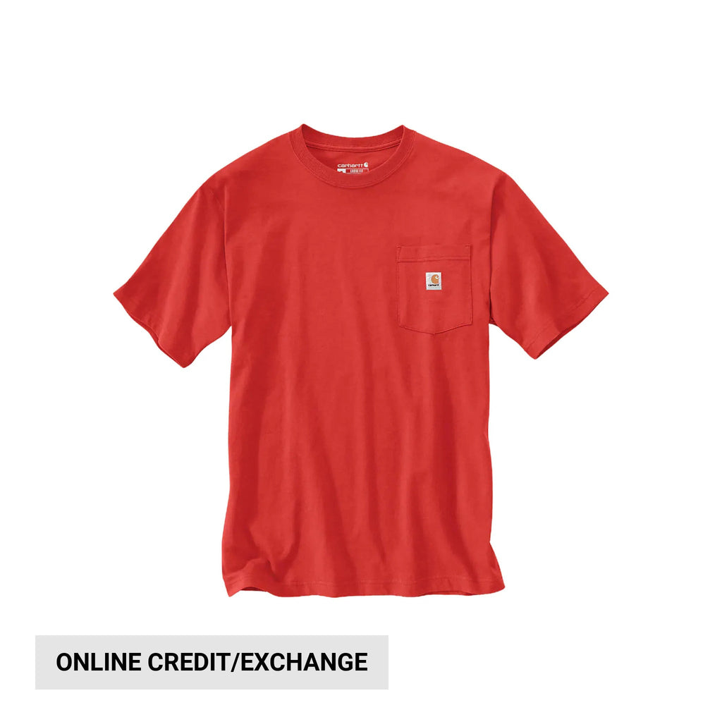Carhartt Men's Loose Fit Heavyweight Short Sleeve Pocket T Shirt - Roasted Tomato - Lenny's Shoe & Apparel