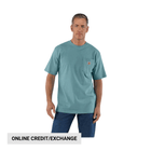 Carhartt Men's Loose Fit Heavyweight Short Sleeve Pocket T Shirt - Summer Blue Heather - Lenny's Shoe & Apparel