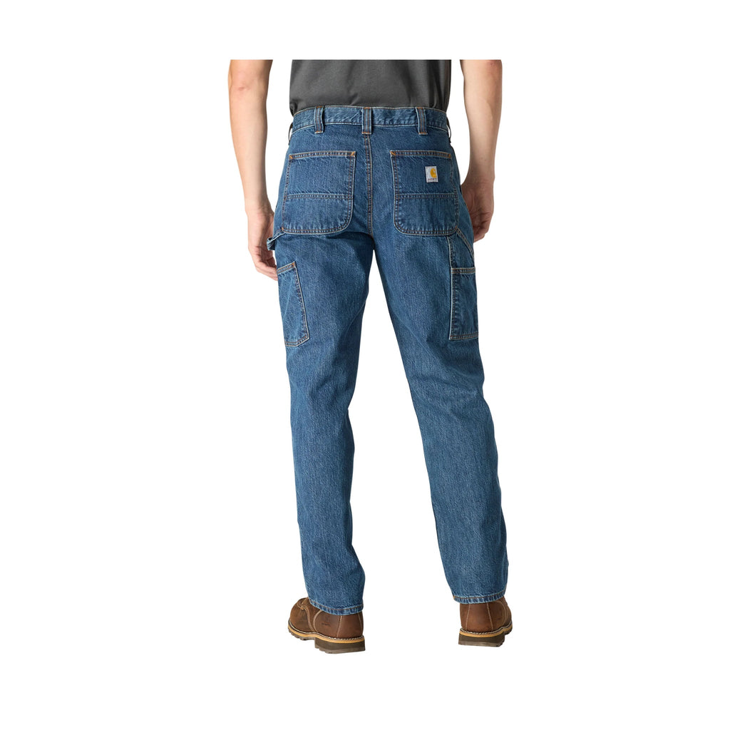 Carhartt Men's Loose Straight Denim Dungaree - Canal - Lenny's Shoe & Apparel