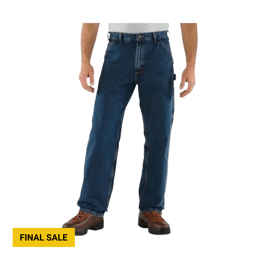 Carhartt Men's Loose/Original Fit Washed Work Dungaree - Deepstone - Lenny's Shoe & Apparel