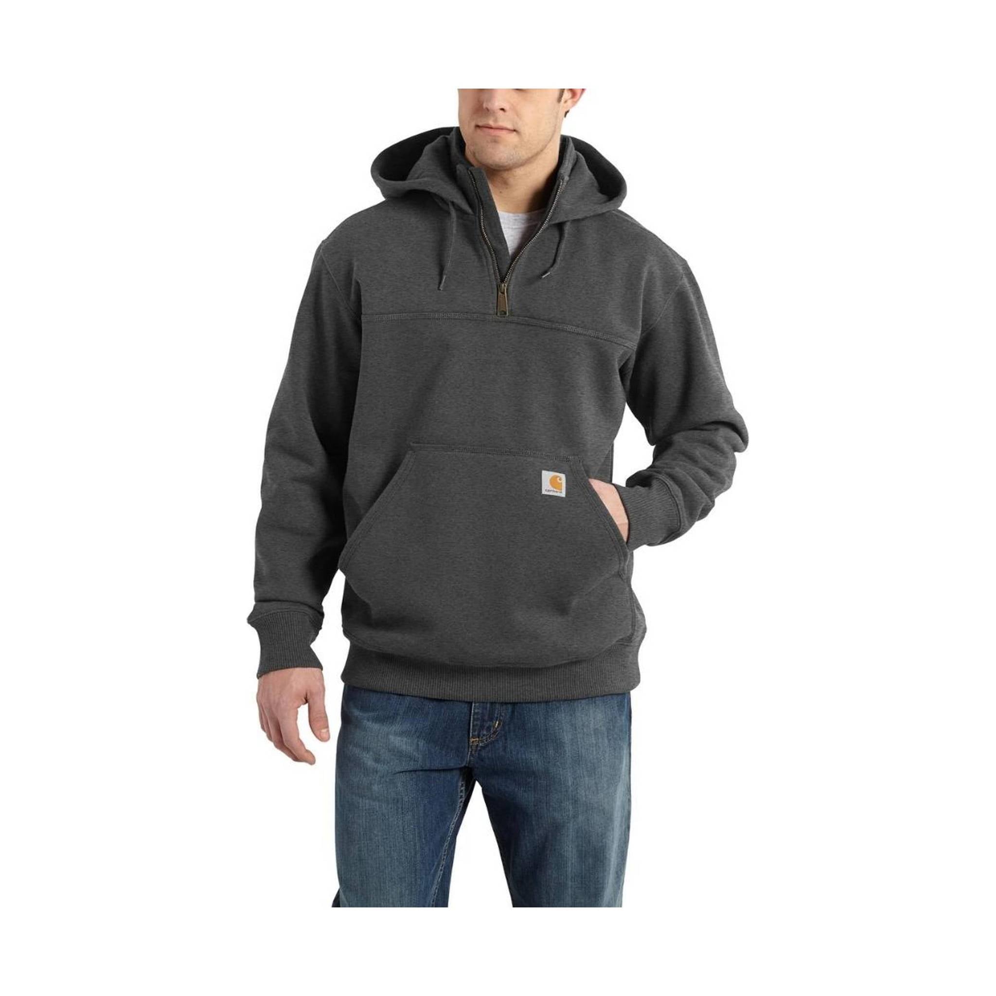 Carhartt Men's Rain Defender Paxton Heavyweight Hooded Quarter Zip