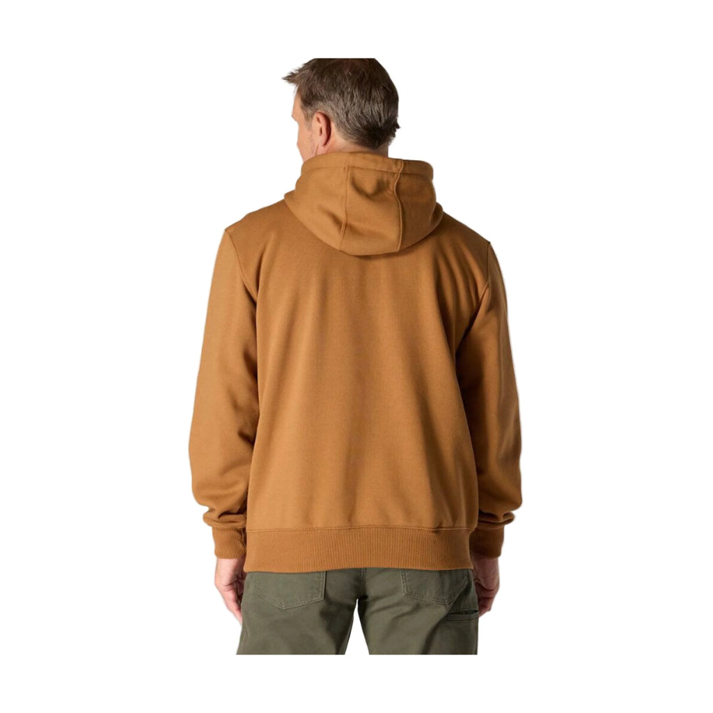 Carhartt Men's Rain Defender Paxton Heavyweight Hooded Quarter Zip Mock Sweatshirt - Carhartt Brown - Lenny's Shoe & Apparel