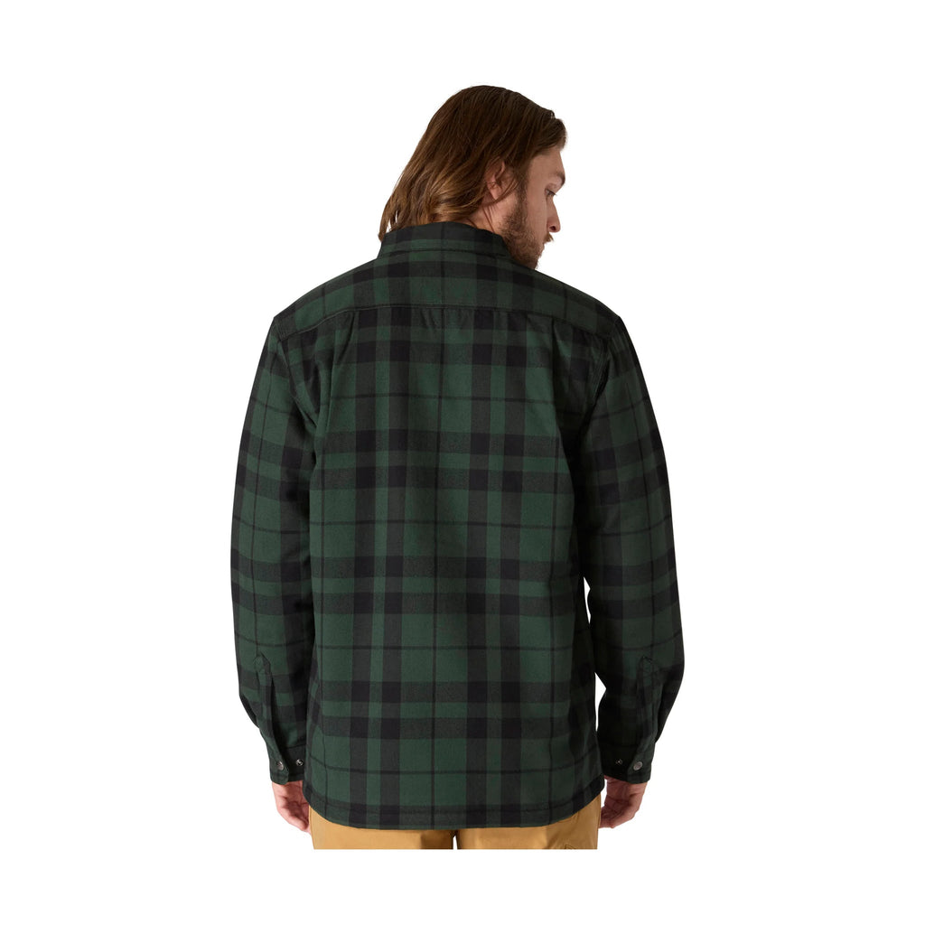 Carhartt Men's Relaxed Fit Flannel Sherpa Lined Shirt Jac - Forestry Green - Lenny's Shoe & Apparel