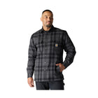 Carhartt Men's Relaxed Fit Flannel Sherpa Lined Shirt Jac - Shadow - Lenny's Shoe & Apparel