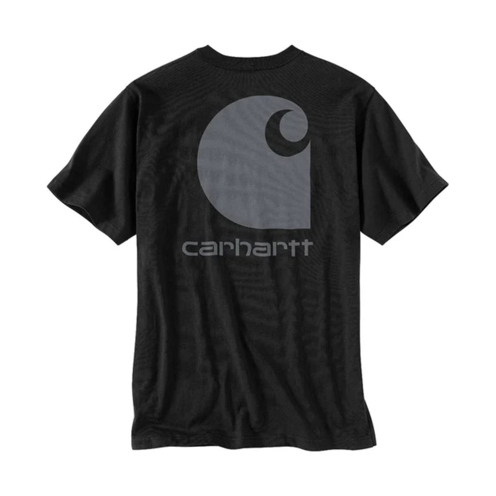 Carhartt Men's Relaxed Fit Heavyweight Short Sleeve Graphic T Shirt - Black - Lenny's Shoe & Apparel