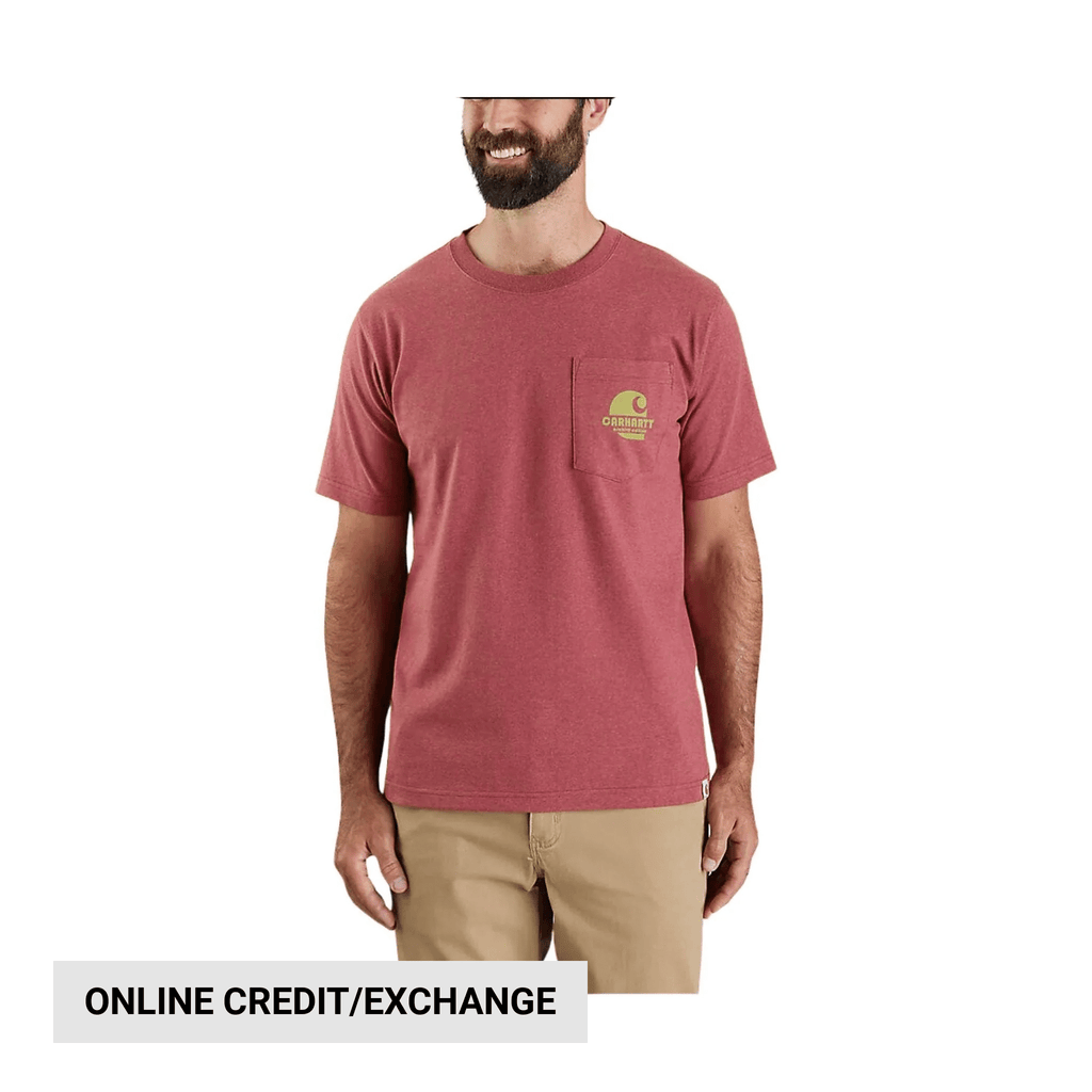 Carhartt Men's Relaxed Fit Heavyweight Short Sleeve Super Dux Graphic T Shirt - Apple Butter Heather - Lenny's Shoe & Apparel