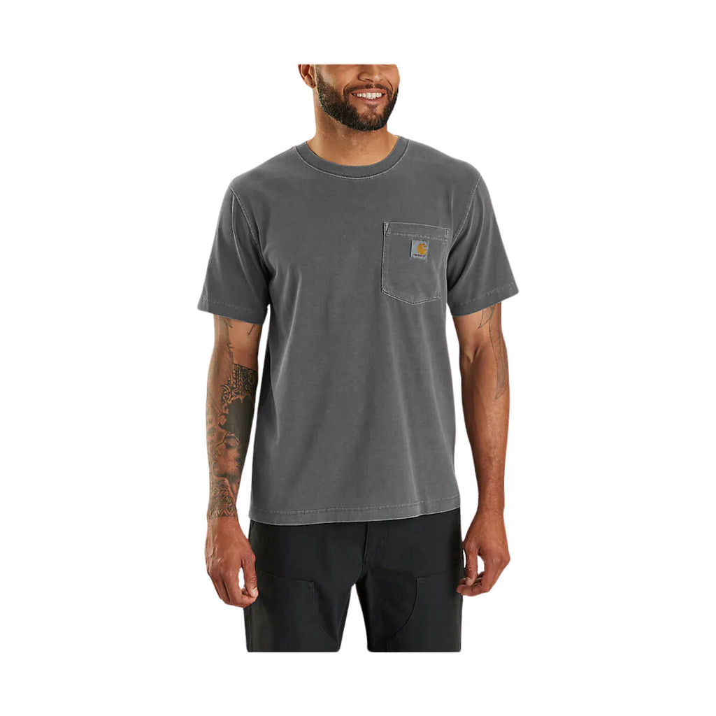 Carhartt Men's Relaxed Fit Lightweight Short Sleeve Pocket Tee - Shadow - Lenny's Shoe & Apparel