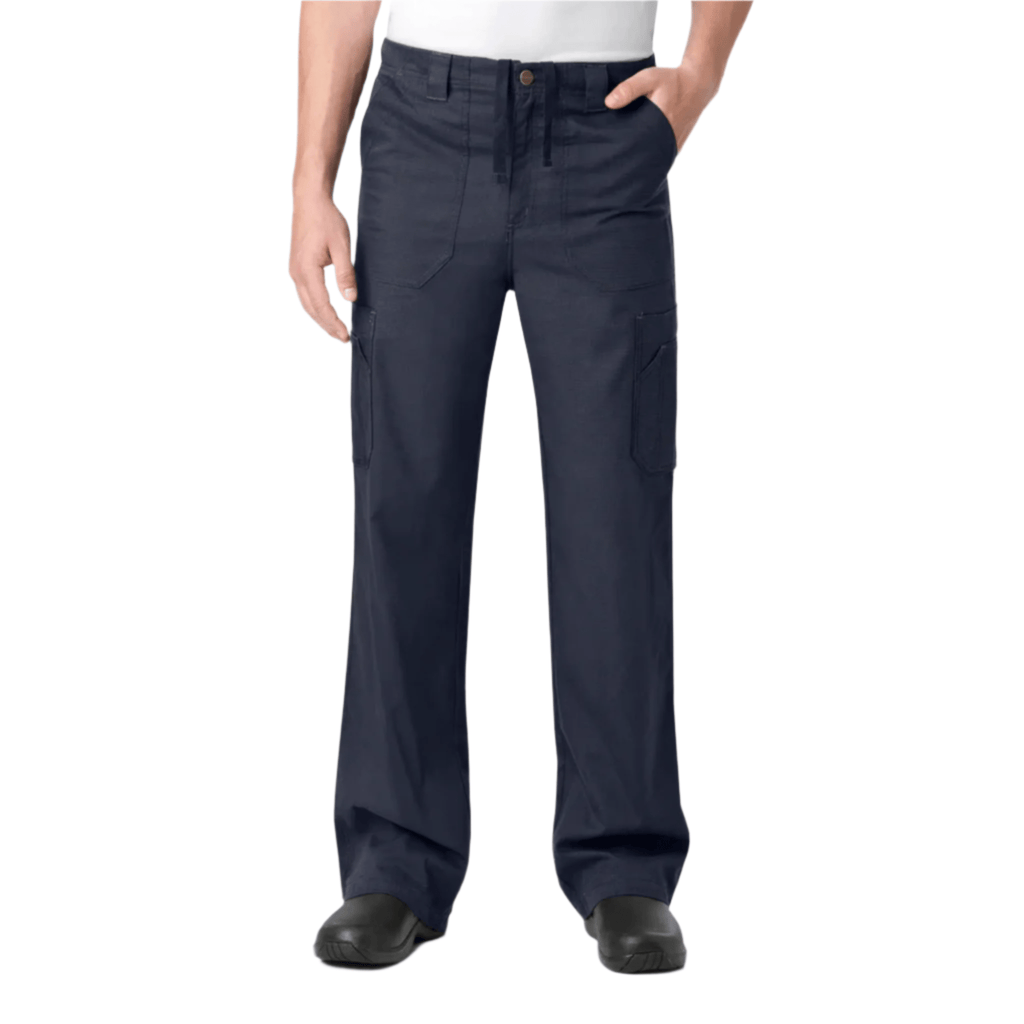Carhartt Men's Ripstop Boot Cut Cargo Scrub Pant - Navy - Lenny's Shoe & Apparel