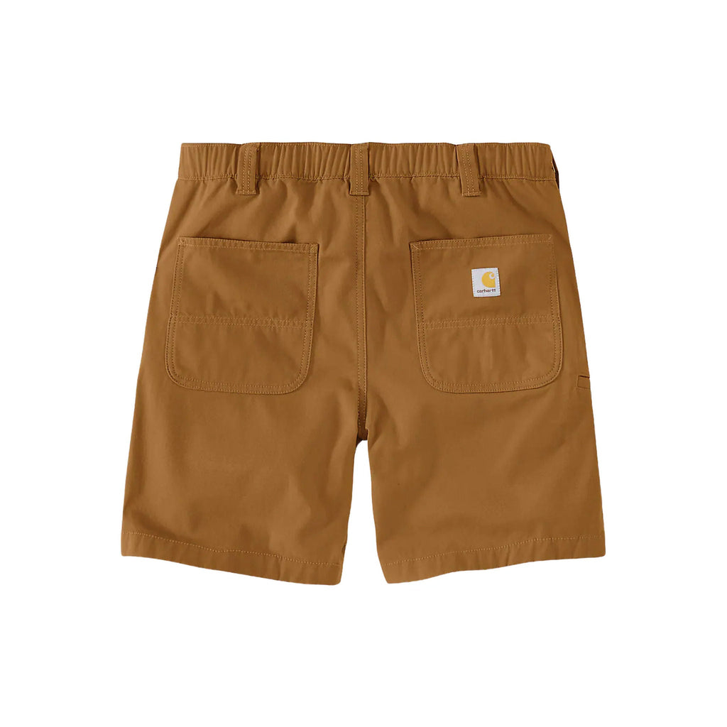 Carhartt Men's Rugged Flex Relaxed Fit Canvas Work Short - Carhartt Brown - Lenny's Shoe & Apparel