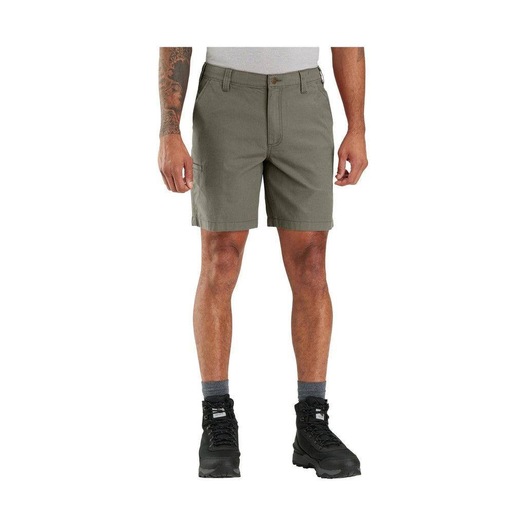 Carhartt Men's Rugged Flex Relaxed Fit Canvas Work Short - Dusty Olive - Lenny's Shoe & Apparel