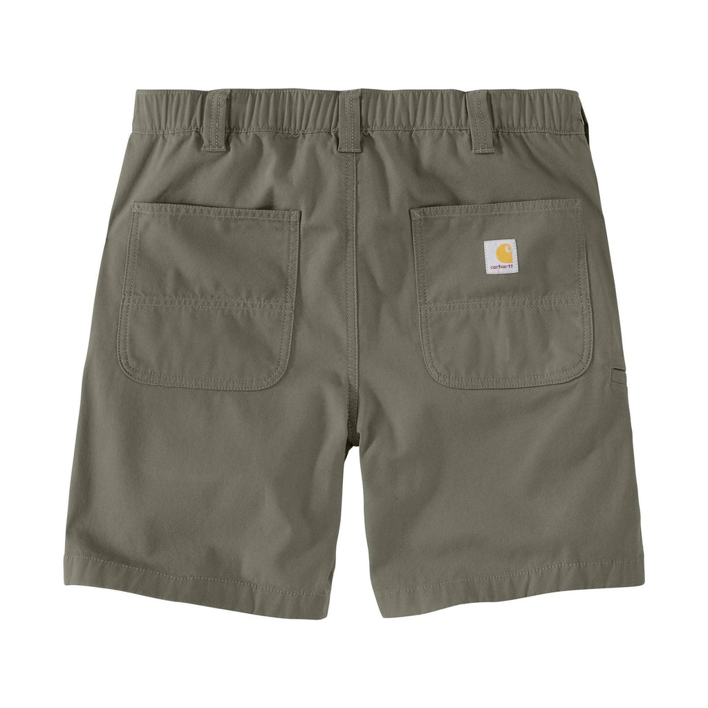 Carhartt Men's Rugged Flex Relaxed Fit Canvas Work Short - Dusty Olive - Lenny's Shoe & Apparel