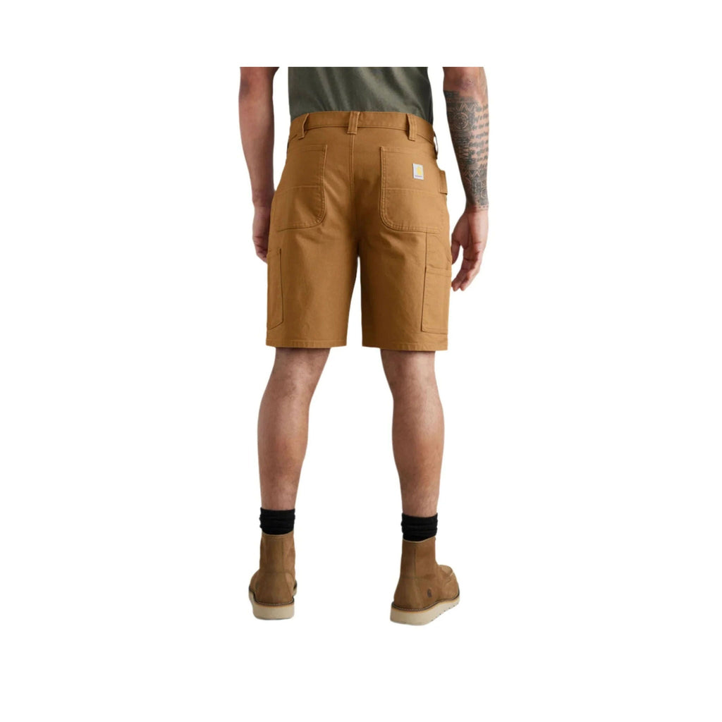 Carhartt Men's Rugged Flex® Relaxed Fit Duck Double Front Utility Work Short - Brown - Lenny's Shoe & Apparel