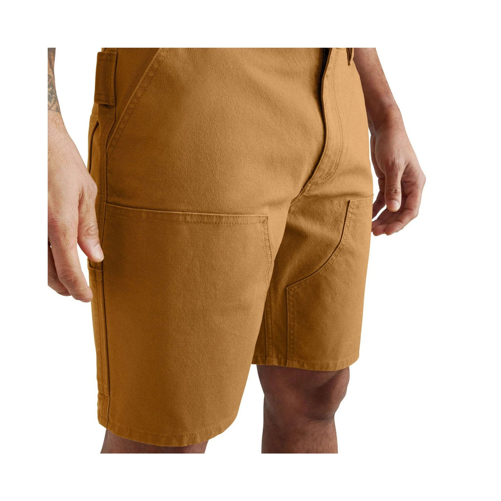 Carhartt Men's Rugged Flex® Relaxed Fit Duck Double Front Utility Work Short - Brown - Lenny's Shoe & Apparel