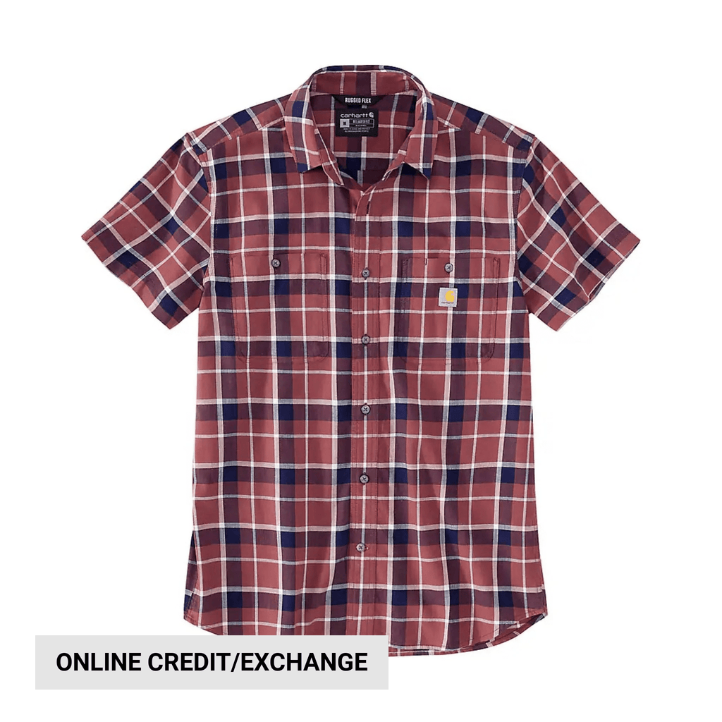 Carhartt Men's Rugged Relaxed Fit Lightweight Short Sleeve Shirt - Apple Butter - Lenny's Shoe & Apparel