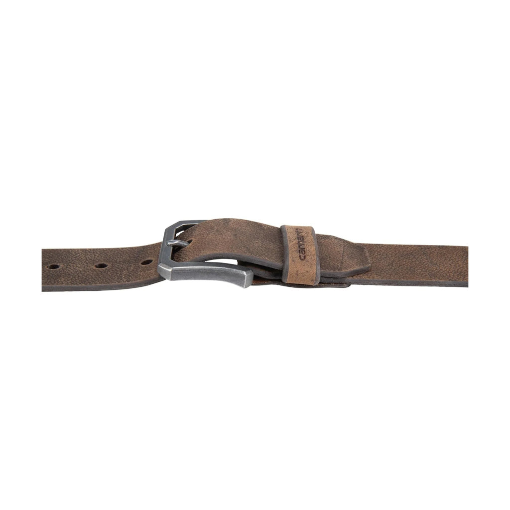 Carhartt Men's Saddle Leather Classic Belt - Dark Brown - Lenny's Shoe & Apparel