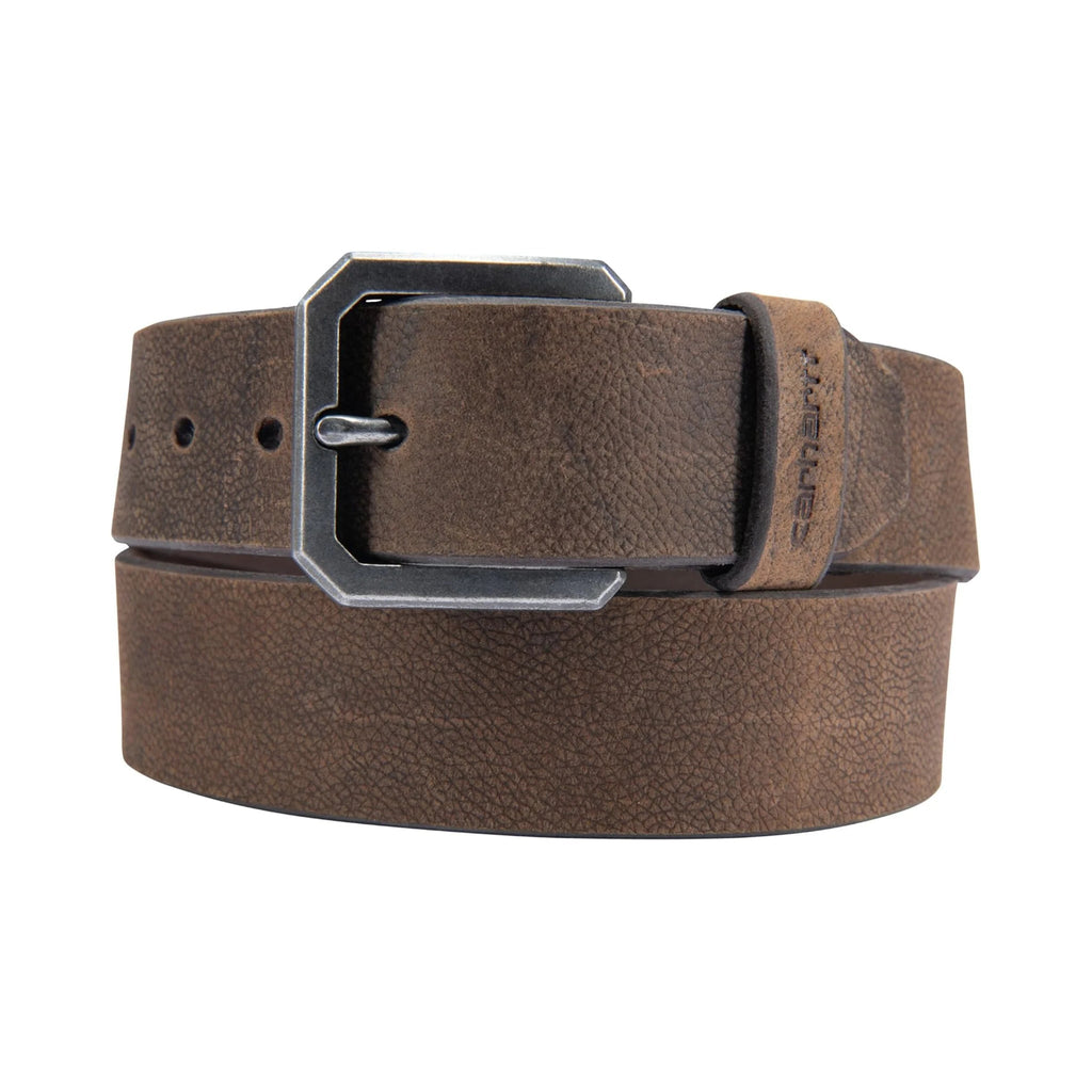Carhartt Men's Saddle Leather Classic Belt - Dark Brown - Lenny's Shoe & Apparel