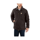 Carhartt Men's Sherpa Lined Loose Fit Field Jacket - Dark Brown - Lenny's Shoe & Apparel