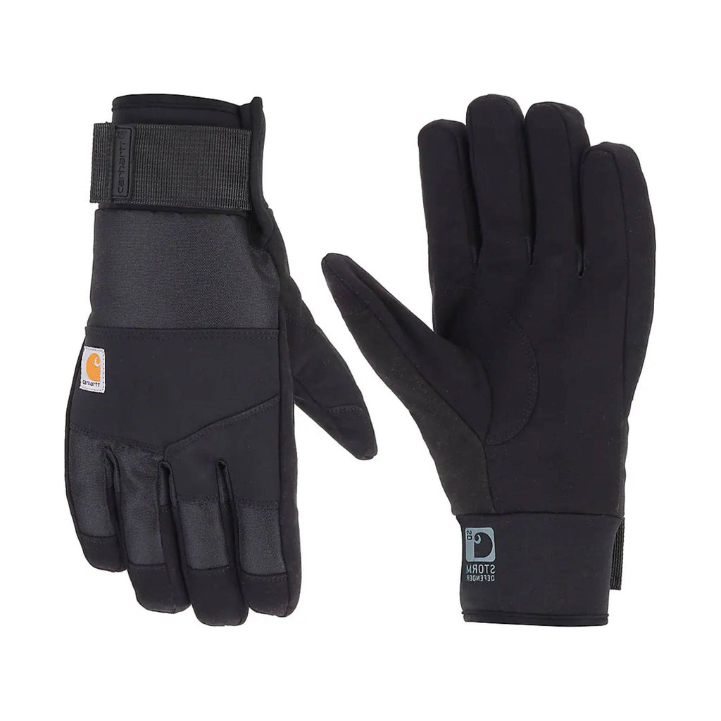 Carhartt Men's Storm Defender Insulated Cuff Gloves - Black - Lenny's Shoe & Apparel