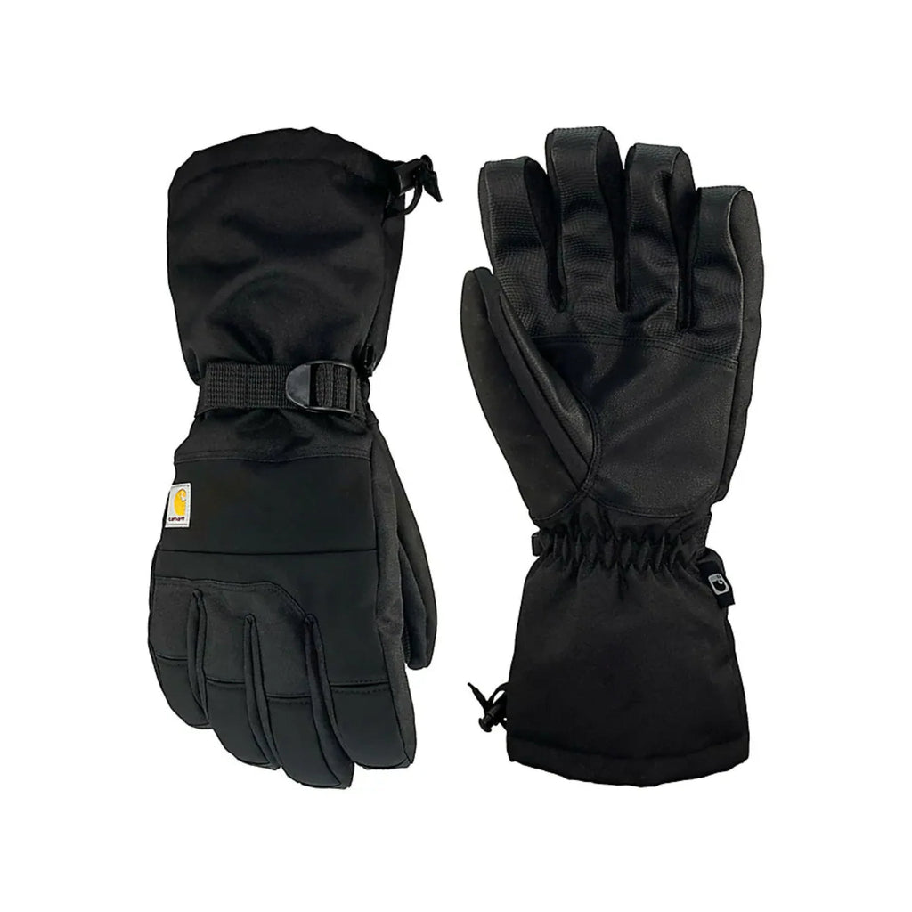 Carhartt Men's Storm Defender Insulated Gauntlet Gloves - Black - Lenny's Shoe & Apparel