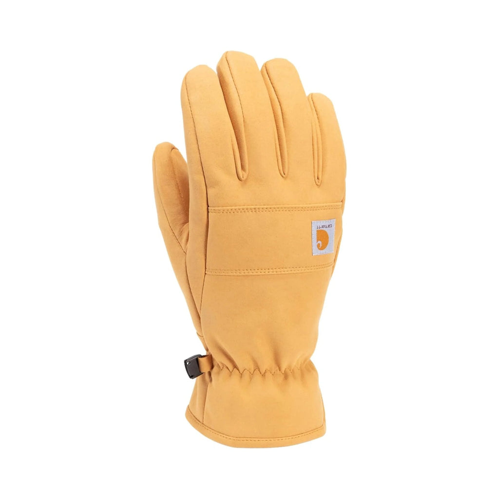 Carhartt Men's Synthetic Leather Fleece Lined Gloves - Brown - Lenny's Shoe & Apparel