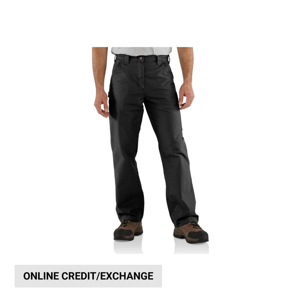 Carhartt Men's Utility Work Canvas Loose Fit Pant - Black Carhartt Men's Utility Work Canvas Loose Fit Pant - Black