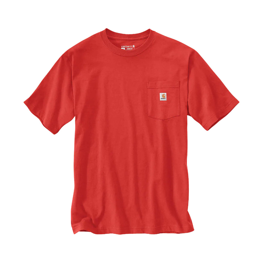 Carhartt Men's Workwear Pocket T Shirt - Roasted Tomato - Lenny's Shoe & Apparel