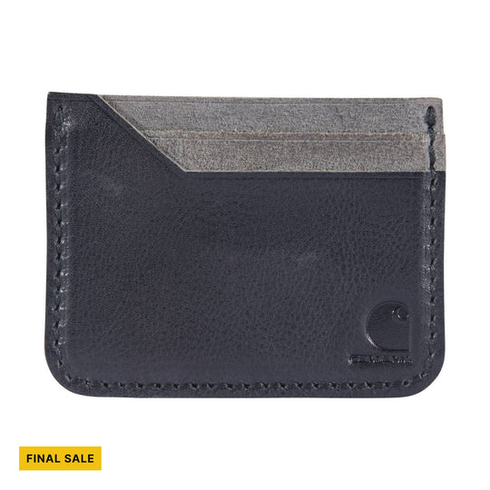 Carhartt Patina Leather Front Pocket Wallet - Black - FINAL SALE - Lenny's Shoe & Apparel