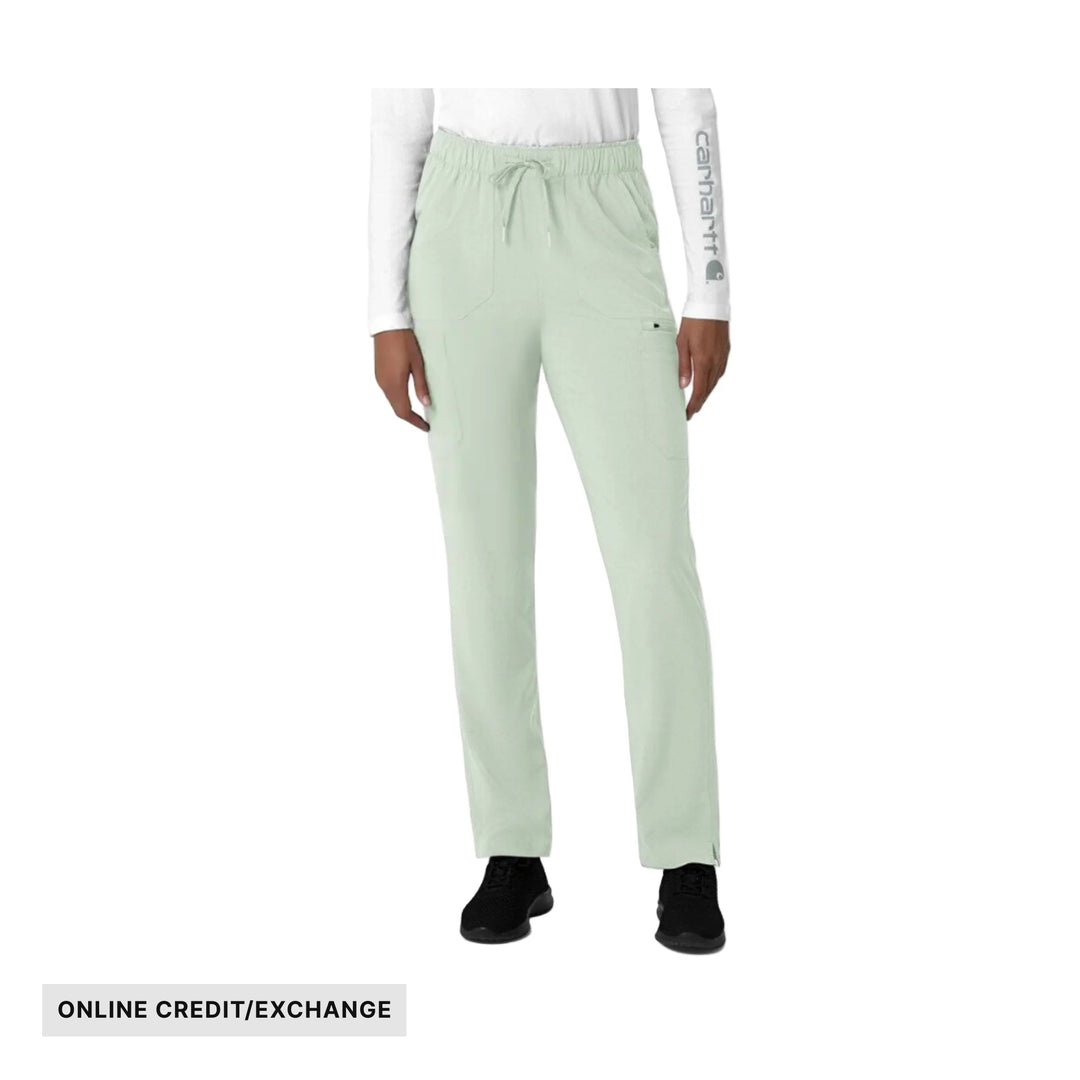 Carhartt Women's Force Cross Flex Straight Leg Cargo Scrub Pant - Fresh Mint - ONLINE CREDIT/EXCHANGE - Lenny's Shoe & Apparel
