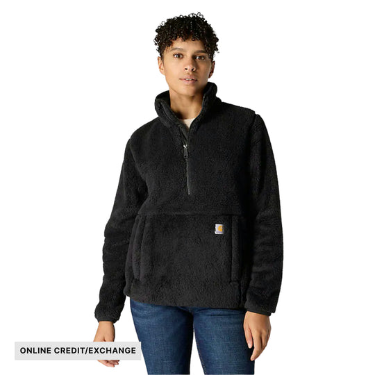 Carhartt Women's Loose Fit Fleece Pullover - Black - ONLINE CREDIT/EXCHANGE - Lenny's Shoe & Apparel